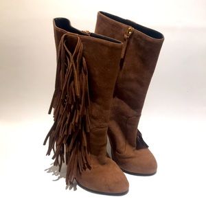 Giuseppe Zanotti suede booties